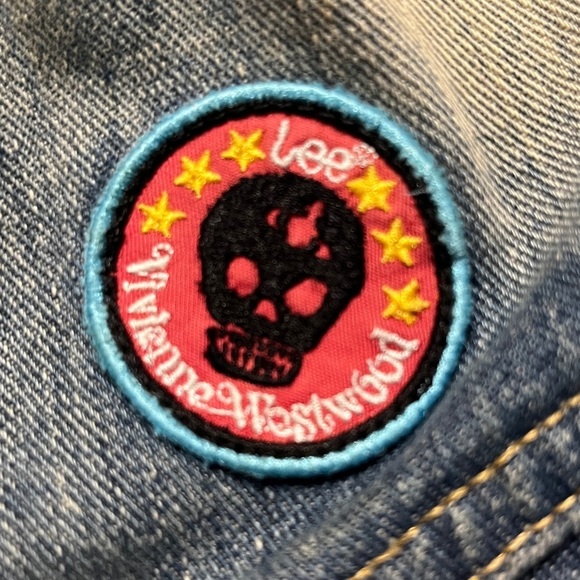 RARE VIVIENNE WESTWOOD X LEE "HIPPIE WAISTCOAT" DENIM PATCH VEST I - Picture 10 of 15